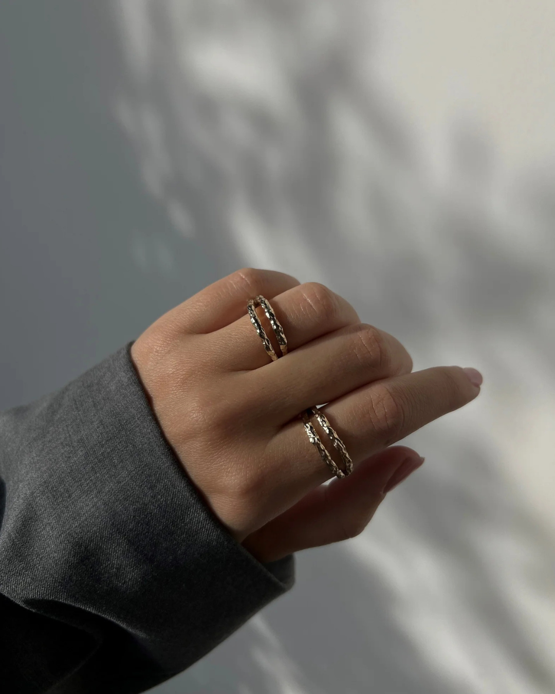 Silber vergoldeter Ring