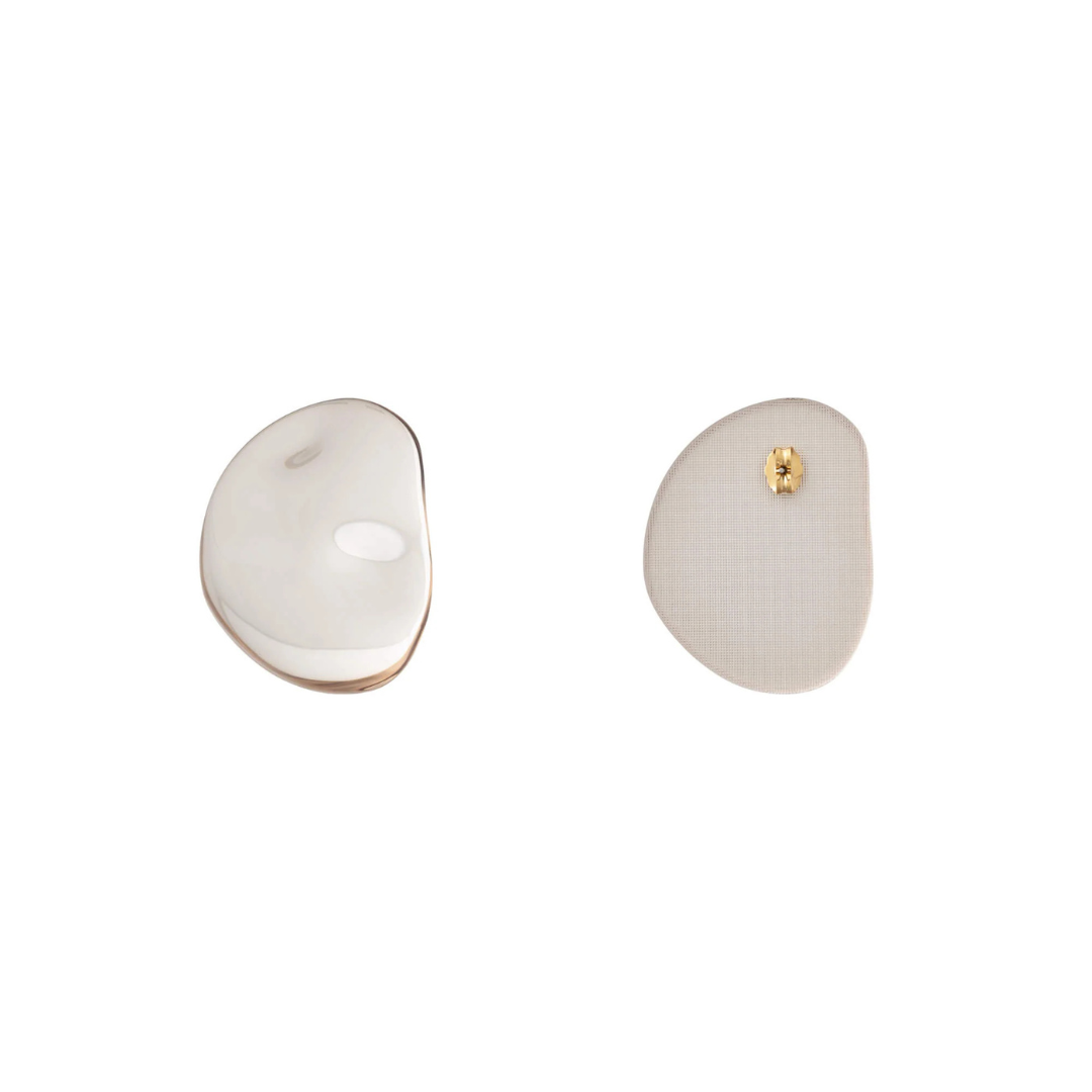 VANESSA BARONI "Galaxy Nugget Taupe" Ohrschmuck