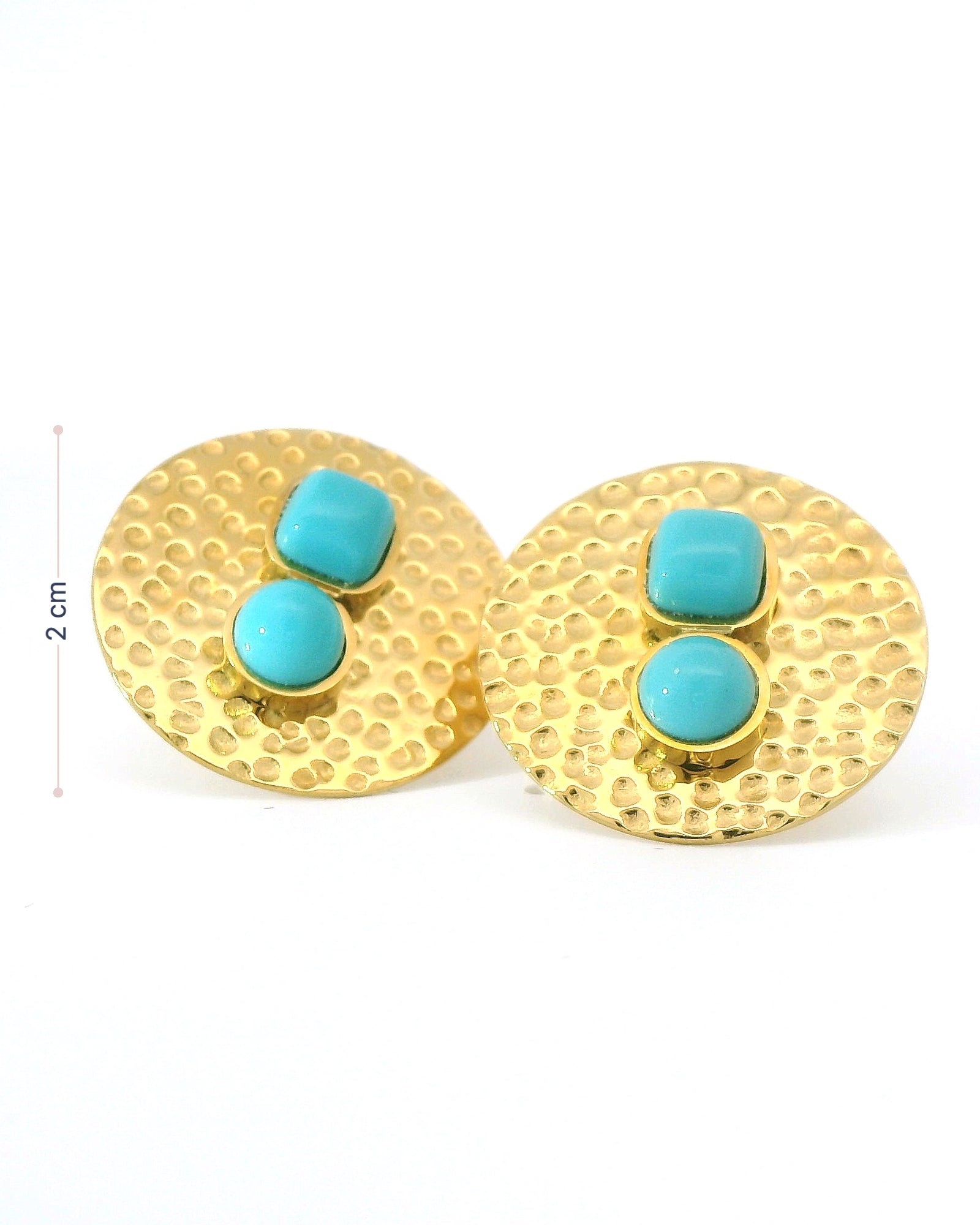 "Flat Turquise" Ohrschmuck