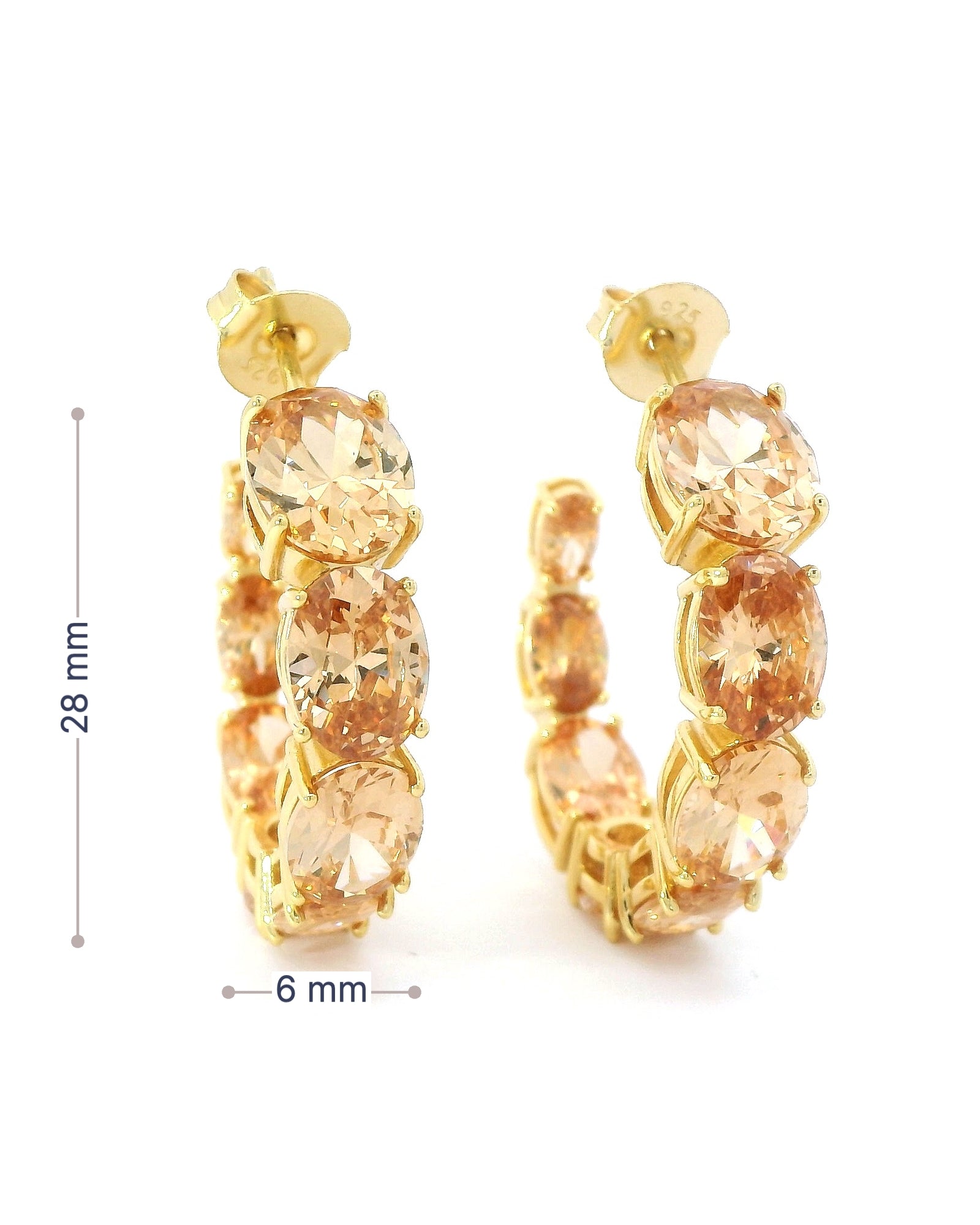 "Ellisse Creole Grande" Ohrschmuck
