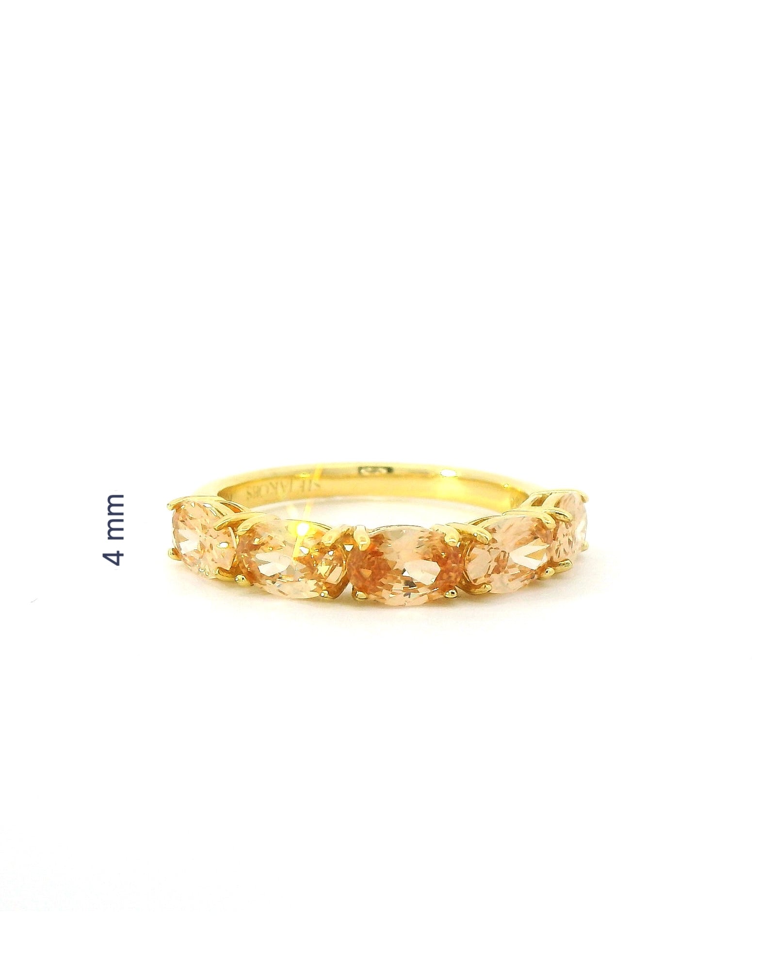 "Elisse Peach" Ring