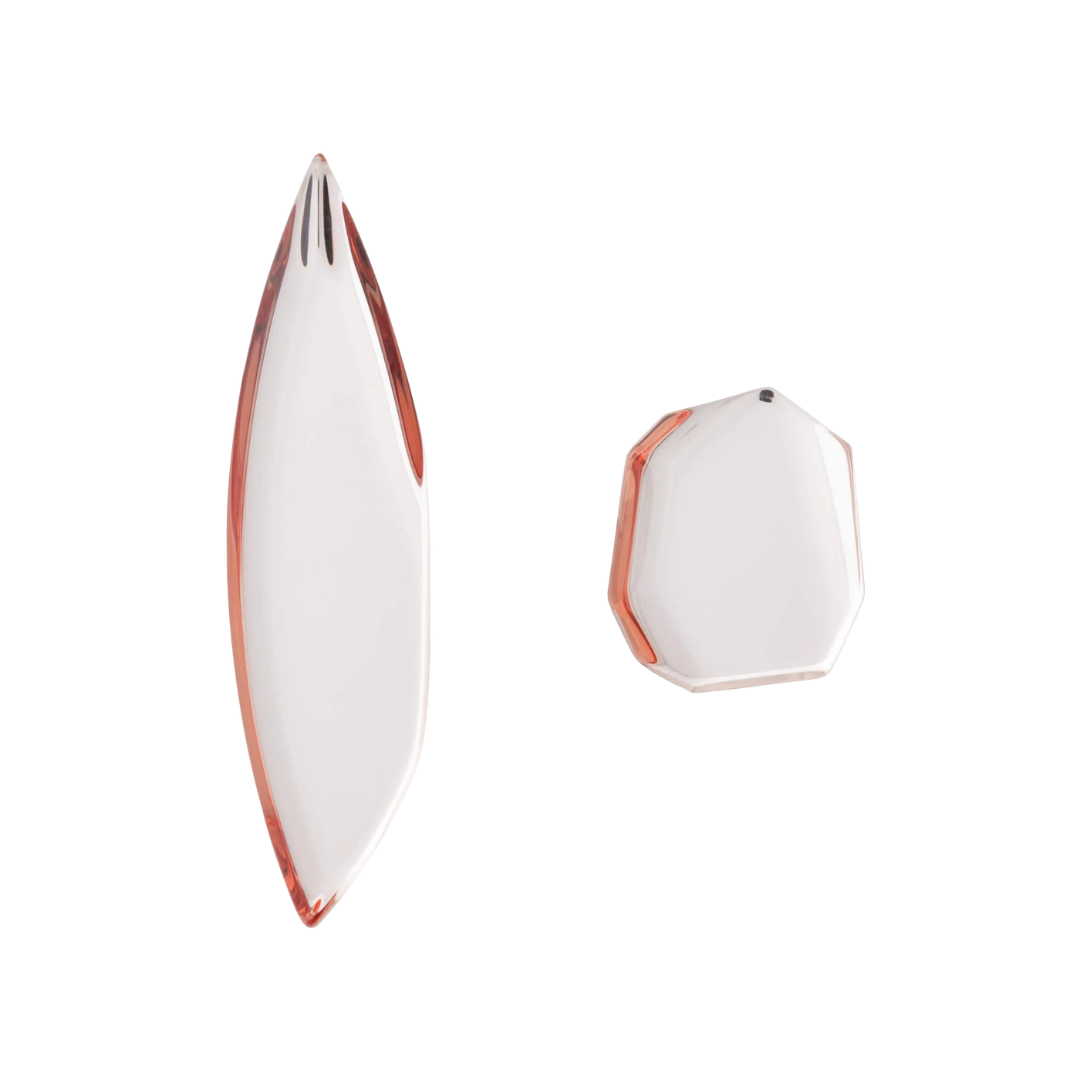 VANESSA BARONI "Irregular Clear" Ohrschmuck