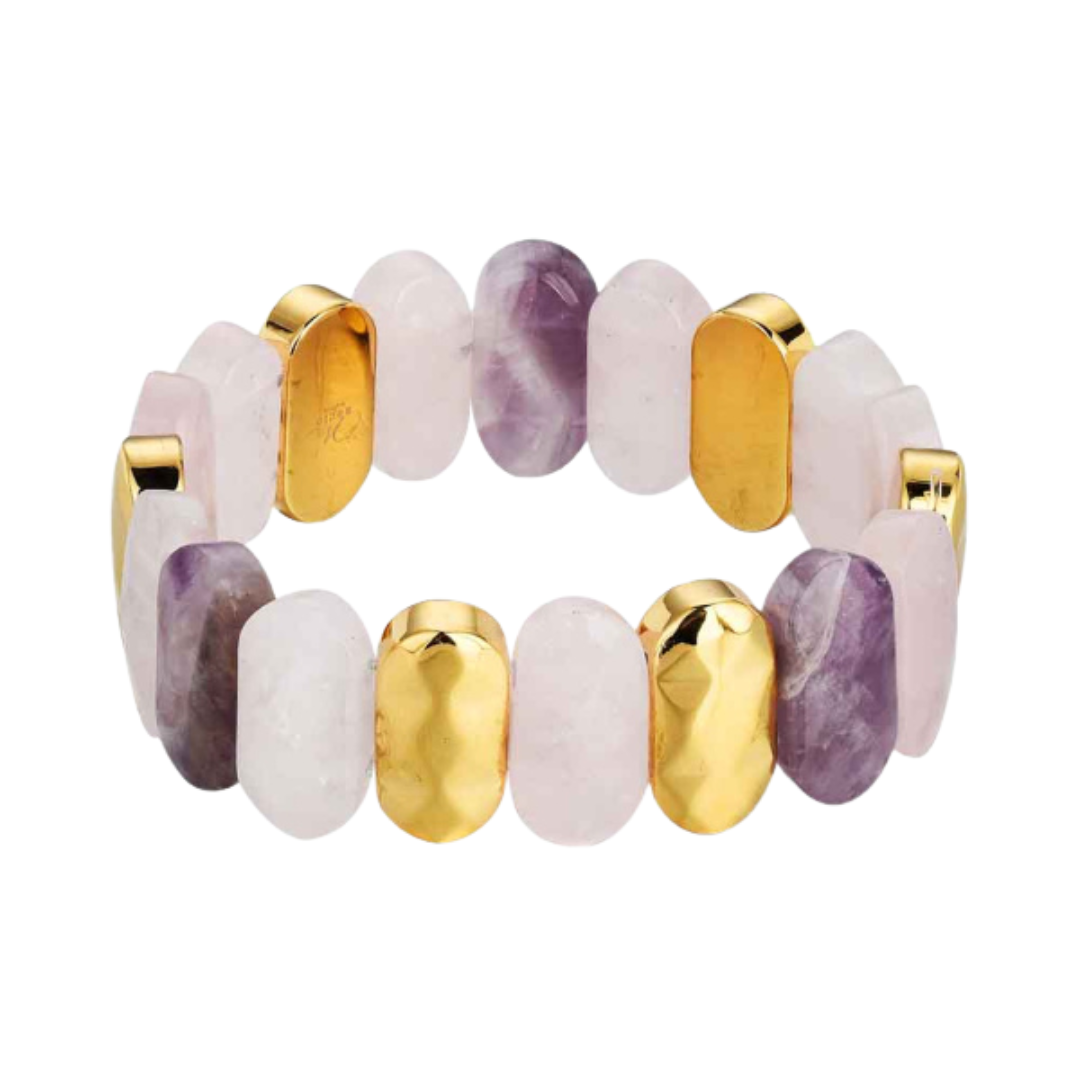 "Gold & Lila" Flex Bracelet