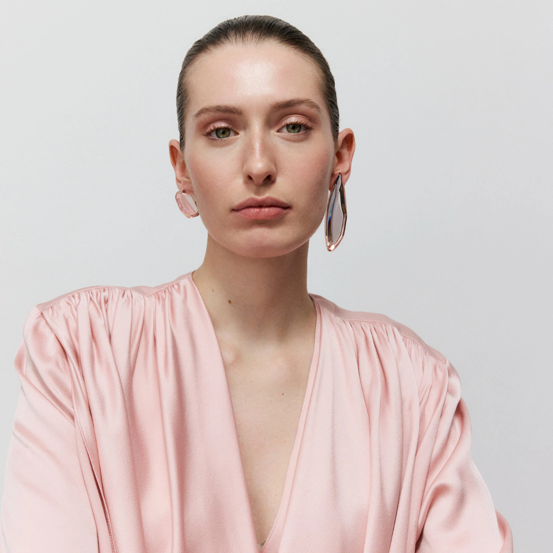 VANESSA BARONI "Irregular Clear" Ohrschmuck