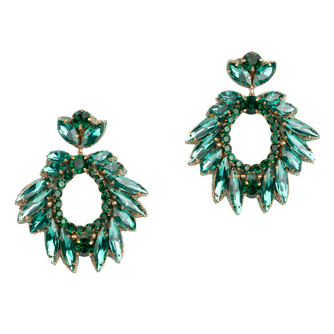 "Zienna Emerald" Ohrschmuck