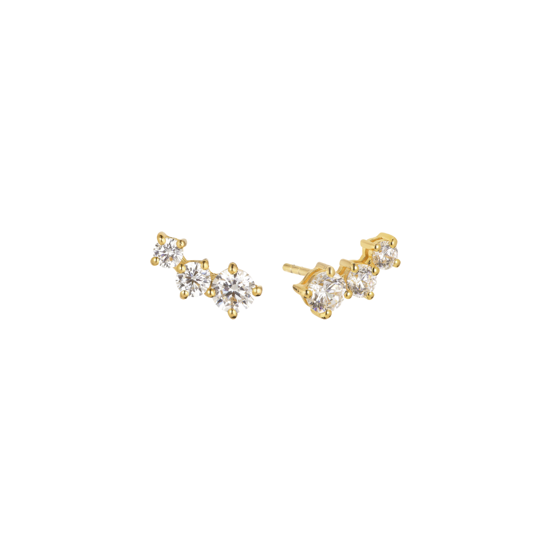 Ohrschmuck aus Silber mit Zirkonia