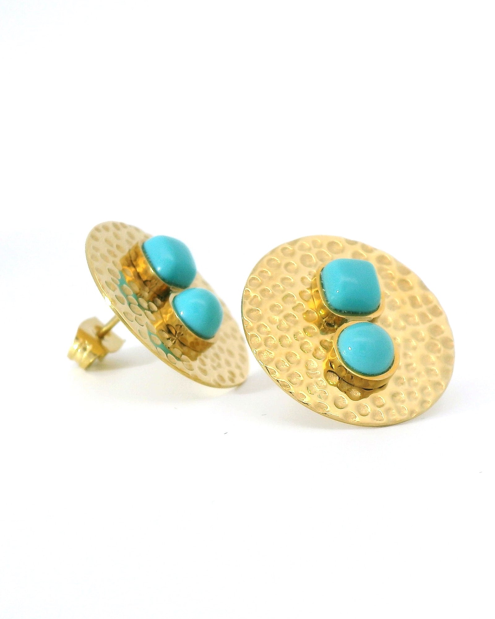 "Flat Turquise" Ohrschmuck