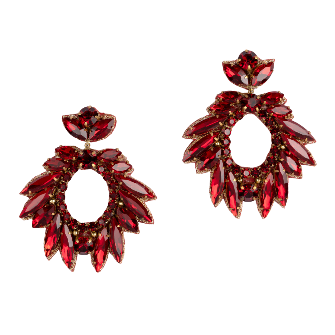 "Zienna Ruby" Ohrschmuck